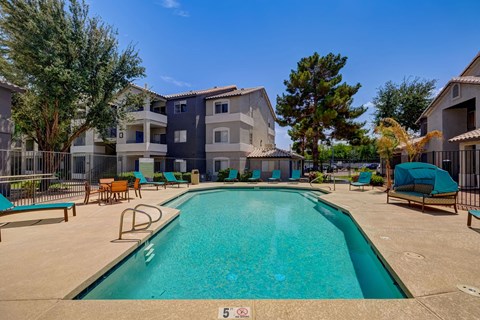 Large Outdoor pool at Allure at Tempe Apartments, Tempe, 85283