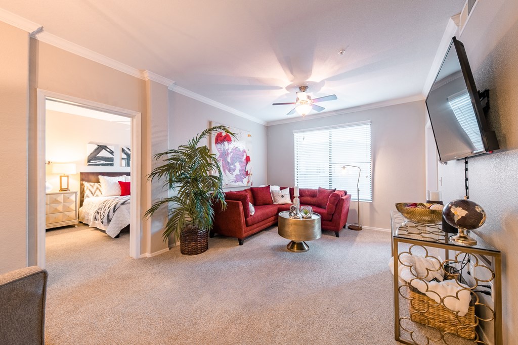 Living Room at Alanza Place, Arizona, 85008