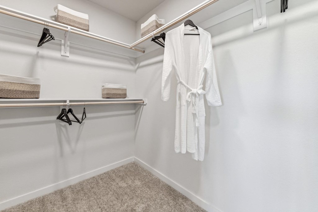 ample closet space