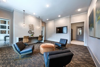 Clubhouse entertainment lounge
