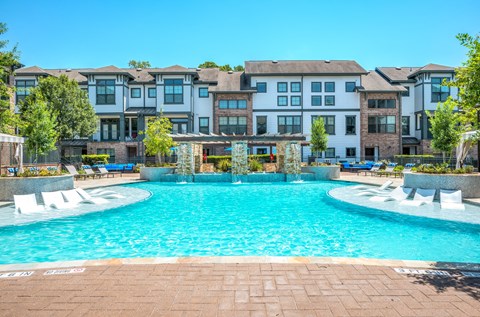 Shimmering Pool at Townhomes at Woodmill Creek, The Woodlands, TX, 77380