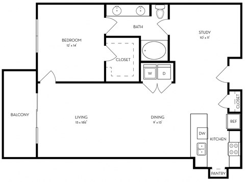 1x1 at The Dylan, Dallas, 75219