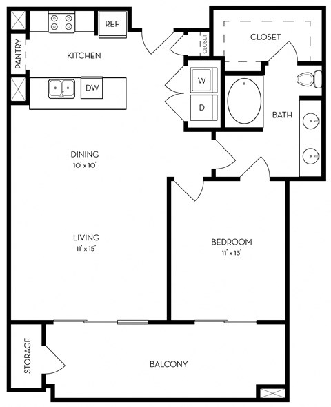 1x1 at The Dylan, Texas