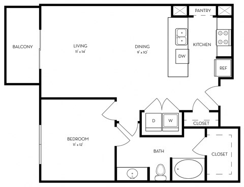 1x1 at The Dylan, Dallas, 75219