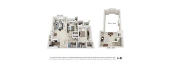 The Larkspur 2 Bed - 2 Bath |1,085 sq. ft.