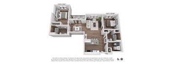bedroom floor plan anjou | apartments in belleville nj | branch brook