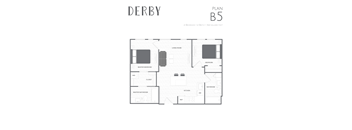 b5 2 bedroom floorplan