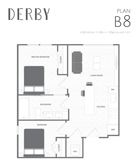 b8 2bedroom floorplan