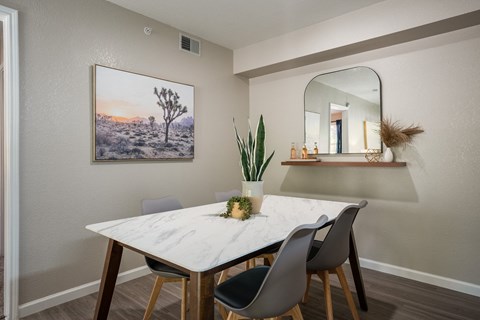 Spacious Dining Hall at Odyssey Apartments, Albuquerque, NM