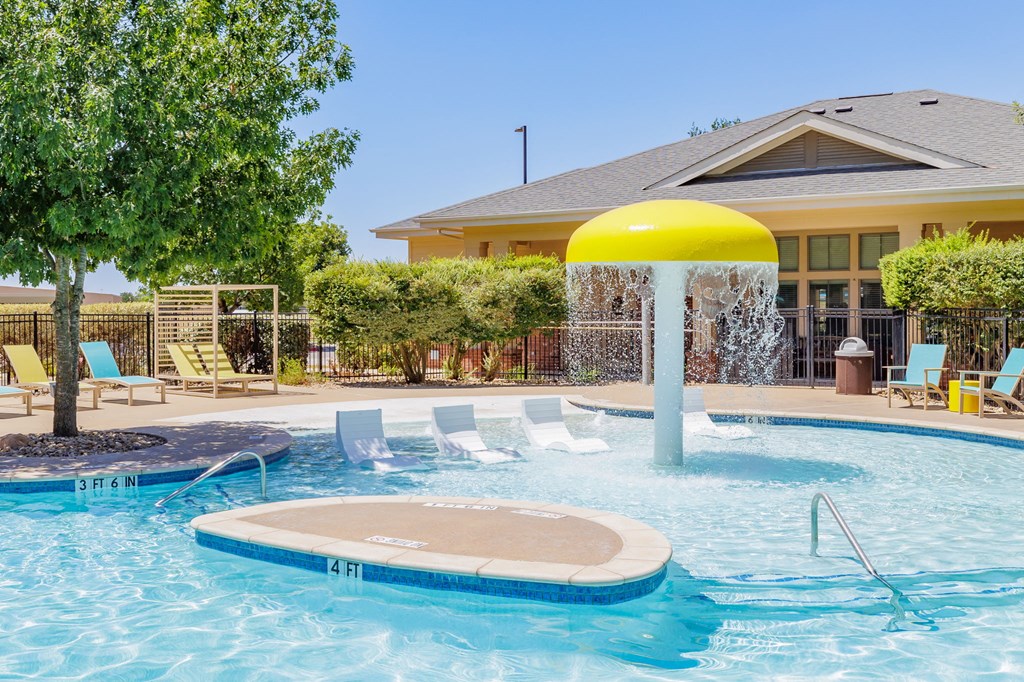 our apartments showcase a swimming pool