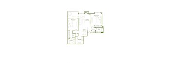 Driftwood 1,029 Sq.Ft. Floor Plan at Wood Creek Apartments, California