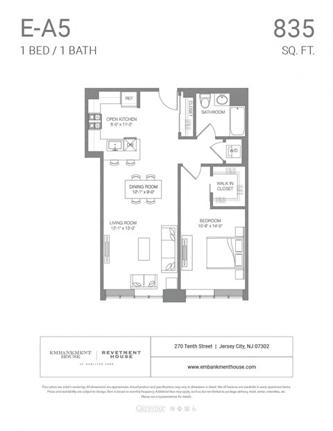 E-A5 Floor Plan