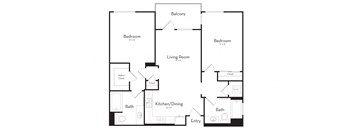 Two Bedroom Two Bathroom