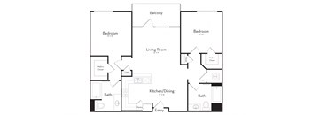 Two Bedroom Two Bathroom