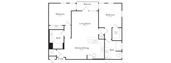 Two Bedroom Two Bathroom