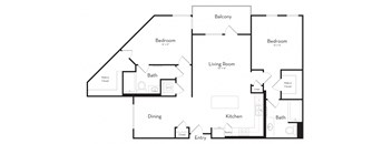 Two Bedroom Two Bathroom