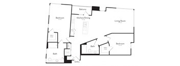 Two Bedroom Two Bathroom