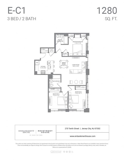 E- C1 Floor Plan