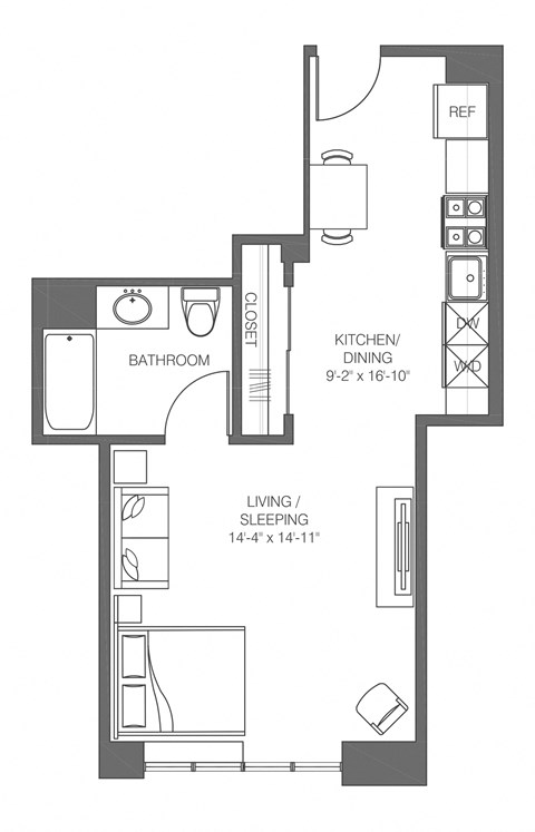 E - S1 Floor Plan