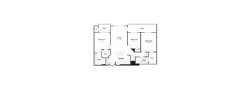 bedroom floor plan | the mansions on the park
