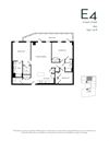 E4 two bedroom two bathroom