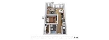 a 3 bedroom floor plan  summit  460 sq ft
