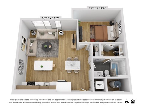 a 1 bedroom floor plan  summit  503 sq ft