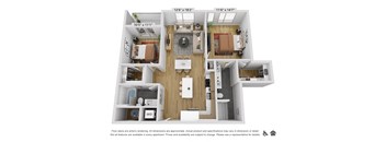the floor plan brookdale residences 460 sq ft