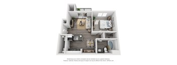 The Juniper Floor Plan at Eagle Glen Apartments, Murrieta, 92563