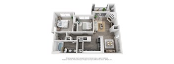 The Maple Floor Plan at Eagle Glen Apartments, California