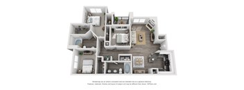 The Redwood Floor Plan at Eagle Glen Apartments, California, 92563