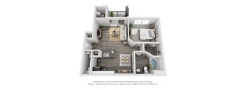 The Spruce Floor Plan at Eagle Glen Apartments, Murrieta California