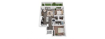 a 1 bedroom floor plan  princeton