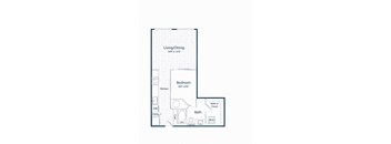 E3 studio 595 SF