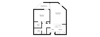 A black and white image of a house floor plan.