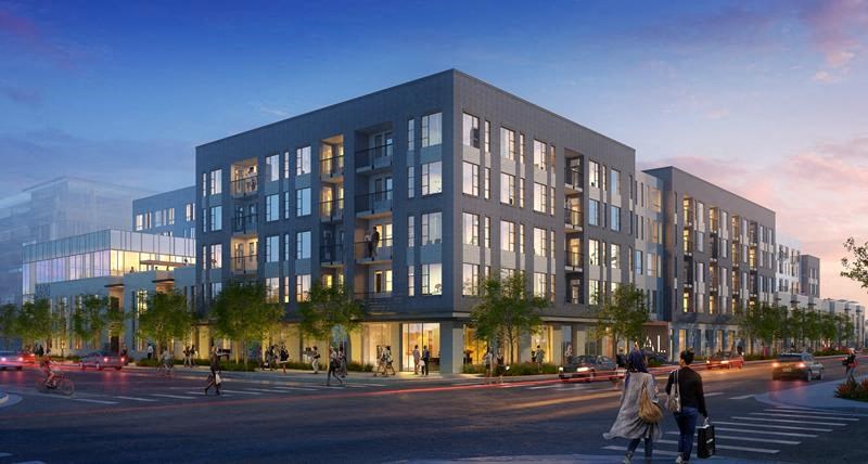 Building exterior rendering