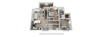 B1A Floorplan at Emerson at Trace, San Marcos, TX, 78666
