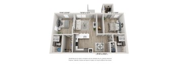 B2 Floorplan at Emerson at Trace, Texas