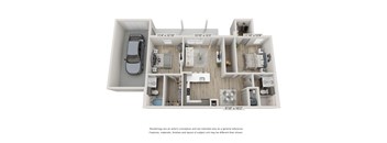 B2A Floorplan at Emerson at Trace, San Marcos, Texas