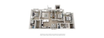 C1 Floorplan at Emerson at Trace, San Marcos