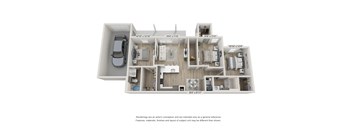 C1B Floorplan at Emerson at Trace, San Marcos, TX, 78666