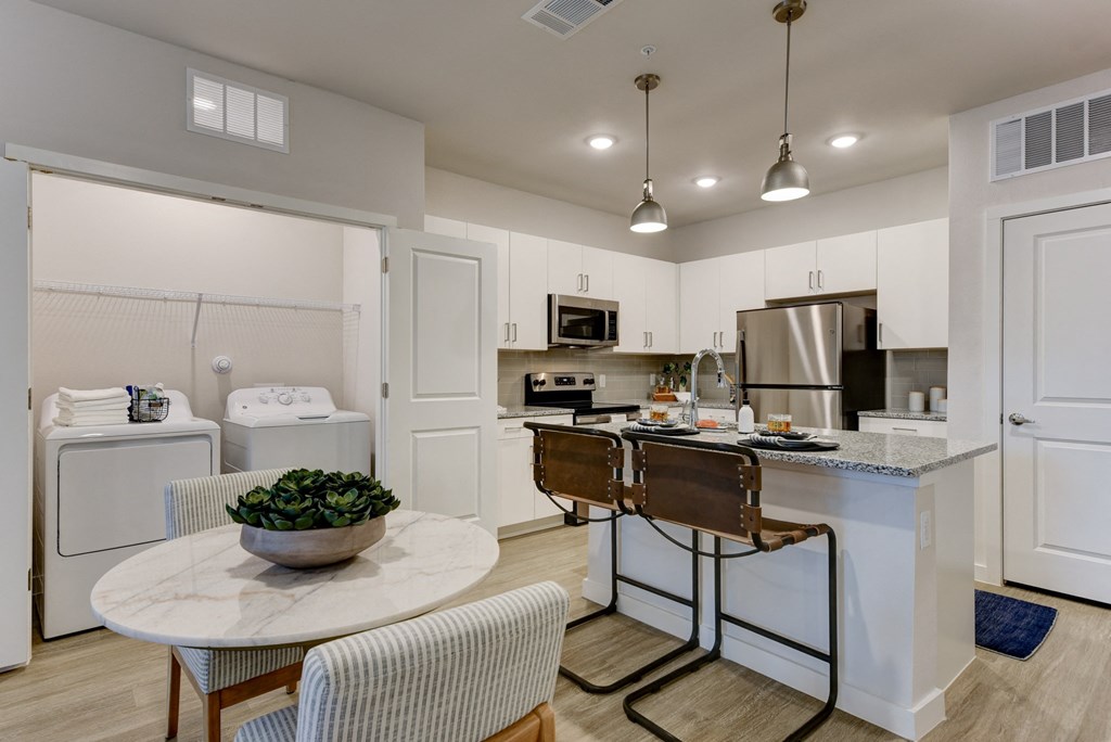 Kitchen with Washer & Dryer