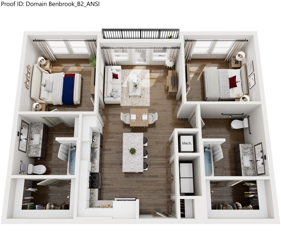 B2-ANSI Floor Plan Image