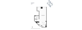 floor plan of the third level of the home
