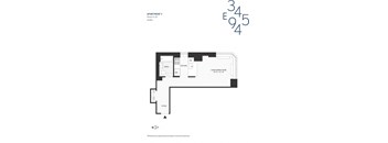 a floor plan of a house with a garage and a staircase