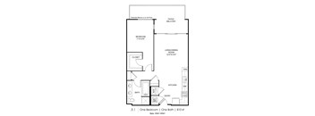 A01 Floorplan at Grey House, Houston