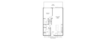 A14 Floorplan at Grey House, Houston, TX