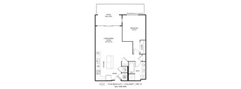 A22 Floorplan at Grey House, Houston