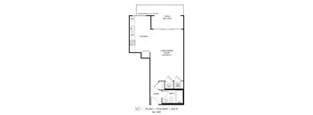 S01 Floorplan at Grey House, Houston, TX, 77027