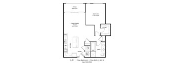 A41 Floorplan at Grey House, Houston, 77027
